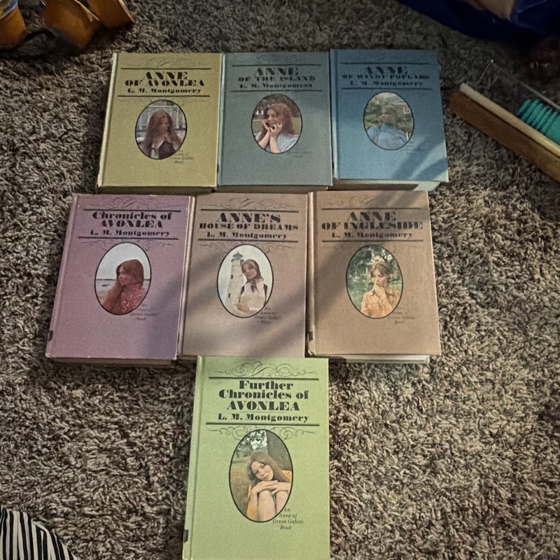 L. M. Montgomery Anne of Green Gables Lot 7 Hardcover Dust Jacket YA Fiction gallery