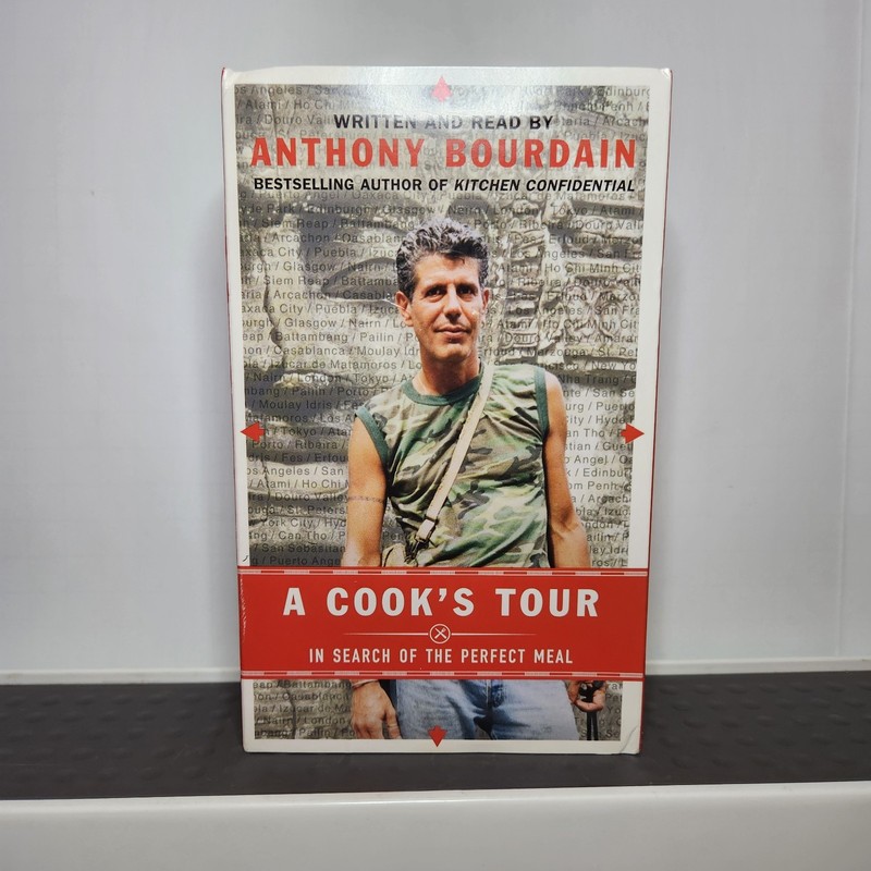 Rare! Anthony Bourdain A Cook’s Tour Audiobook 4 Cassette Tapes OOP