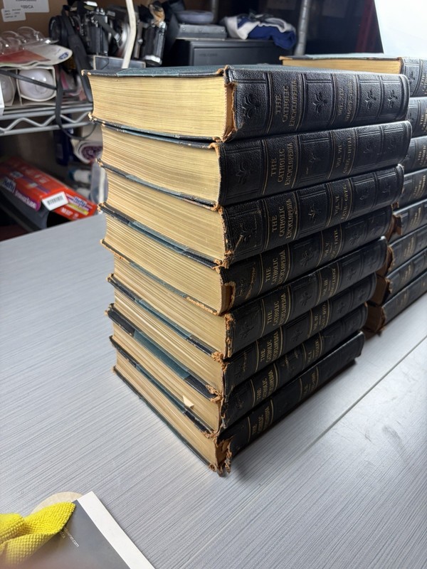1913 The Catholic Encyclopedia 15 Volumes Special Edition Complete Set and Index gallery