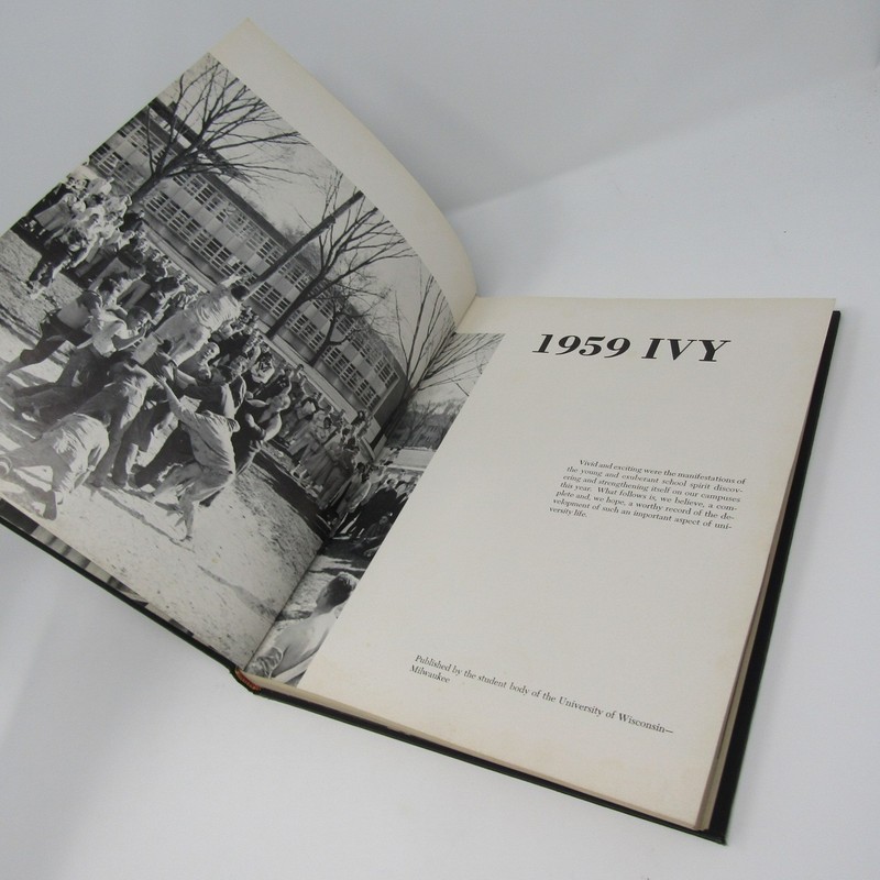 1959 UW-Milwaukee College Yearbook University Wisconsin Hardcover 263 Pages gallery