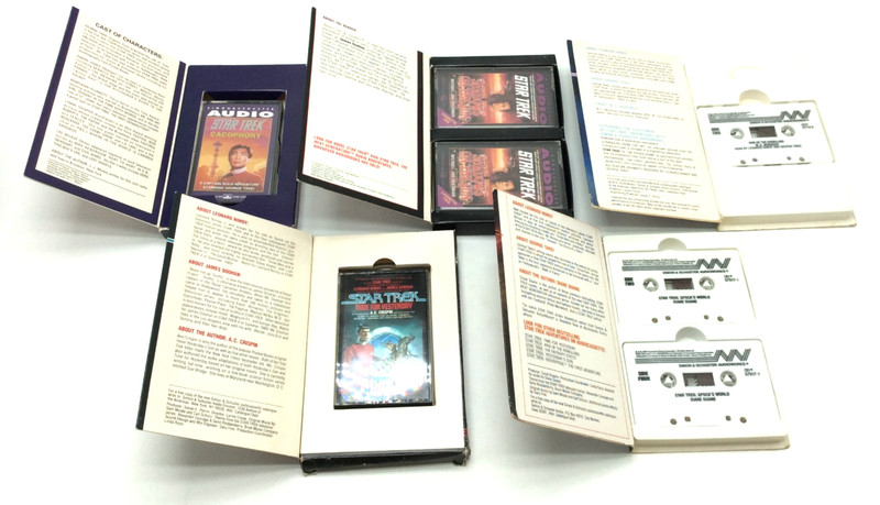 Simon & Schuster Audio STAR TREK AUDIOBOOKS SET OF 12 & I AM SPOCK LEONARD NIMOY gallery