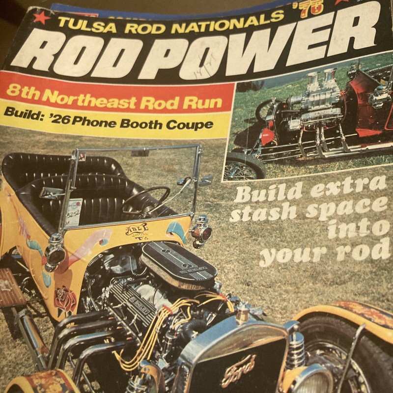 ROD POWER magazine feb 1977 16 Color Pages. 22 Tech Pages. T-588 gallery