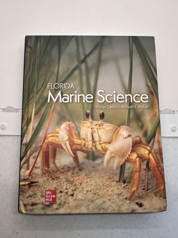 McGraw Hill Florida Marine Science Hard Back Peter Castro | Michael E. Huber EUC
