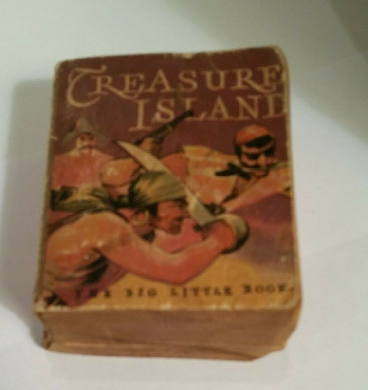 Big Little Book Treasure Island 720 357 pages Pirates treasure chest vintage