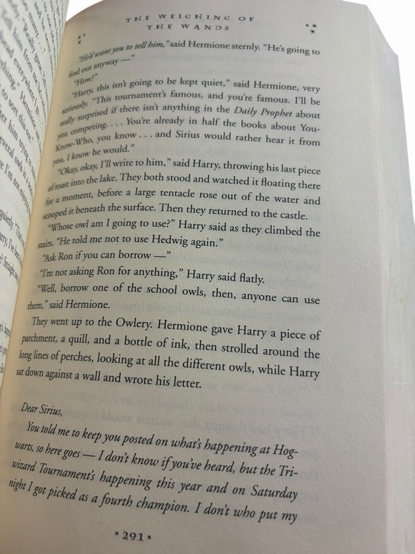 TRUE 1st Ed 1st Printing Harry Potter Goblet of Fire Errors Pg 291 & 667 ~ FINE gallery