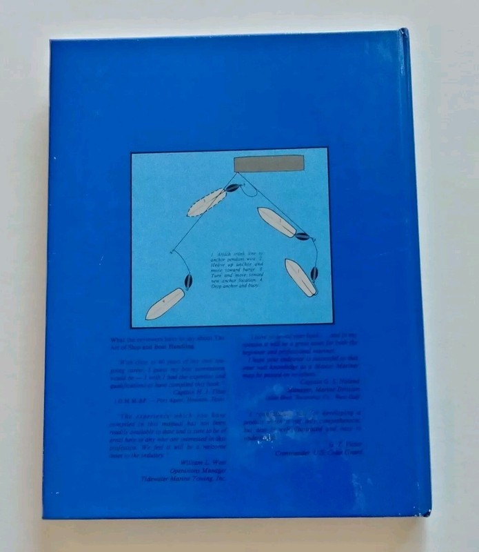 The Art of Ship and Boat Handling Robert D. Moss 1983 1990 Very Good Hardcover gallery
