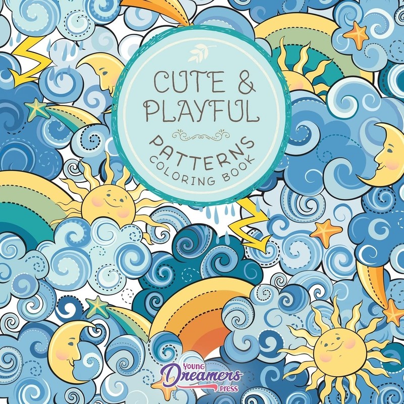 Cute and Playful Patterns Coloring Book: For Kids Ages 6-8, 9-12 – paperback…
