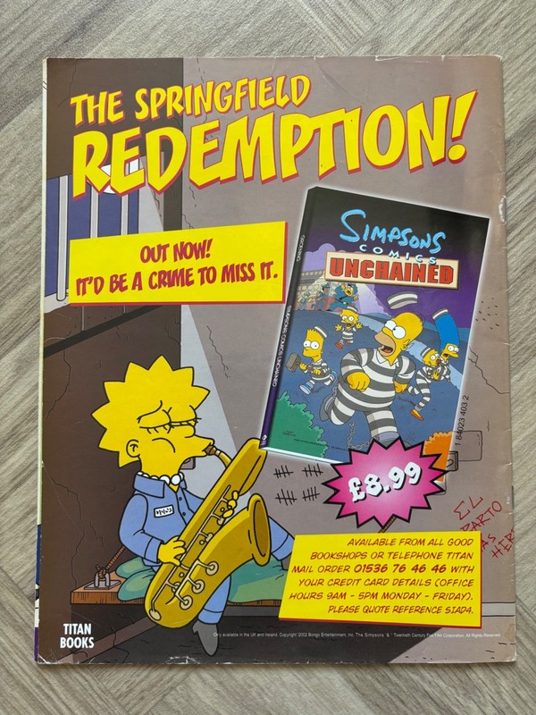 The Simpsons Comics UK Issue 65 April 2002 Comic gallery