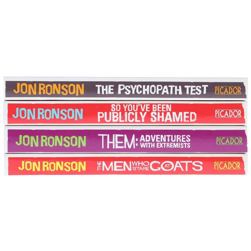 Jon Ronson 4 Books Collection Set - Non-Fiction - Paperback gallery