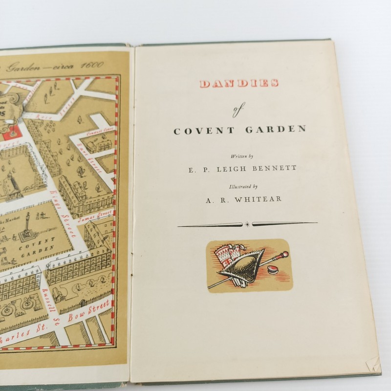 Dandies Of Covent Garden E P Leigh Bennett Signed Letter 1948 Men's Fashion Book gallery