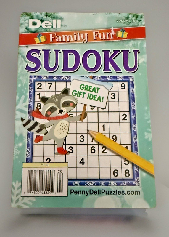 Dell Family Fun Sudoku Book – Volume 20 – 212 Puzzles