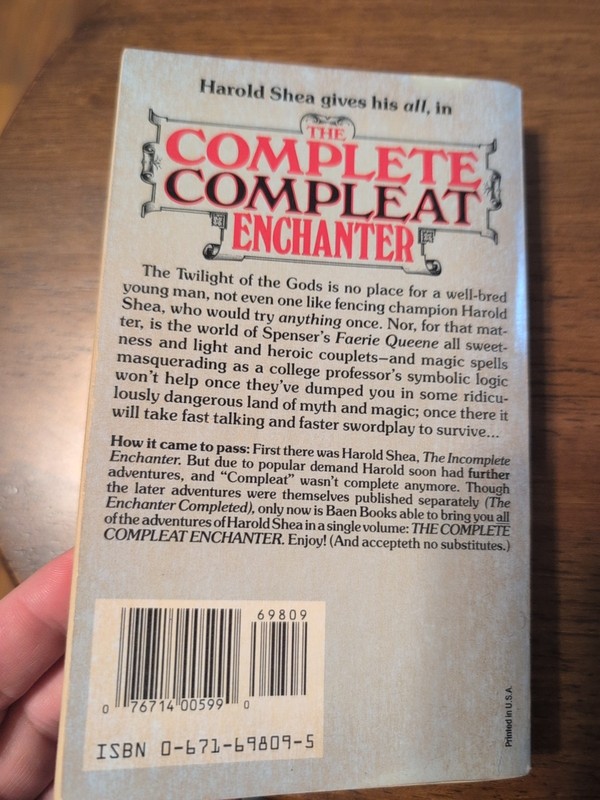 Complete Compleat Enchanter by L Sprague de Camp & Fletcher Pratt 3rd Print PB gallery