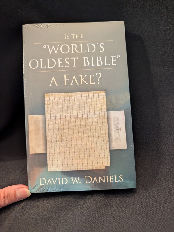 IS THE «WORLDS OLDEST BIBLE» A FAKE? | DAVID W DANIELS | CHICK PUBLICATIONS