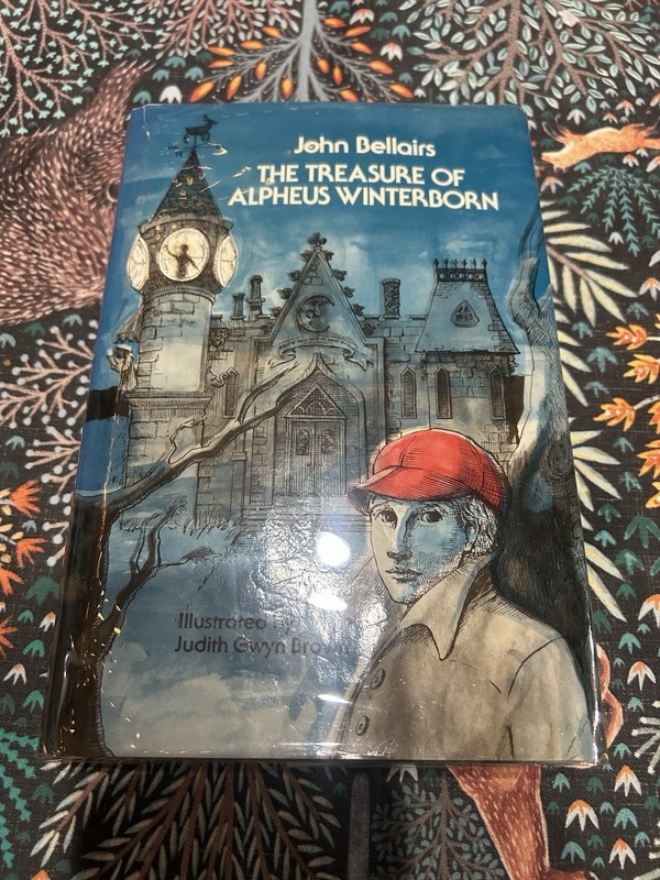 The Treasure of Alpheus Winterborn HC w/DJ 1st Edition/B Printing Bellairs Rare