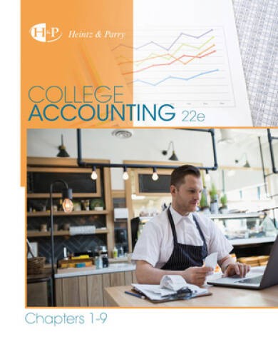 College Accounting, Chapters 1-9 (New in Accounting from Hein – ACCEPTABLE