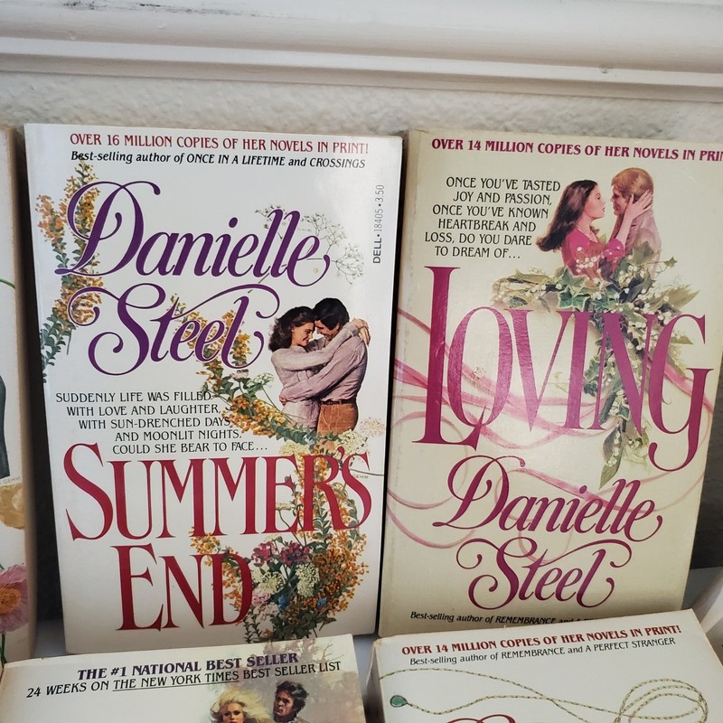 Danielle Steel Vintage Paperback Book Lot of 12 Romance Novels Dell Pocket Books gallery
