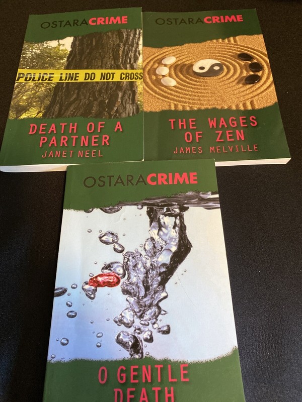 Ostara Crime Novel Lot Janet Neel James Melville Book