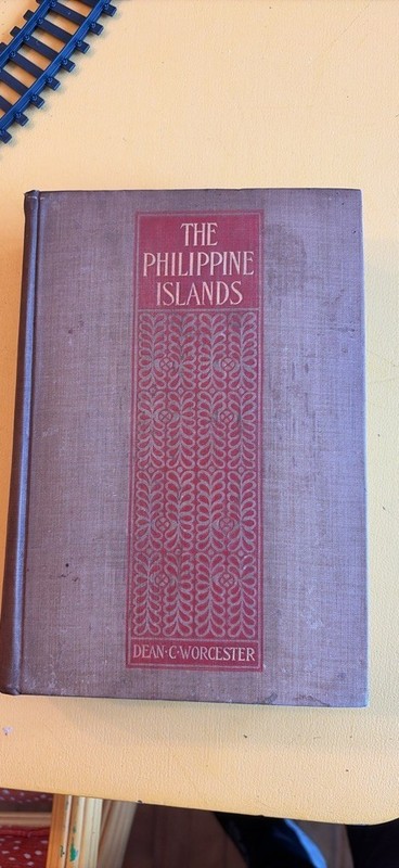 1899 The Philippine Islands and Their People Dean Worcester FOLDING MAP