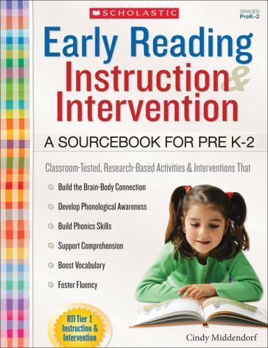 Early Reading Instruction and Intervent- paperback, Cindy Middendorf, 0545442761
