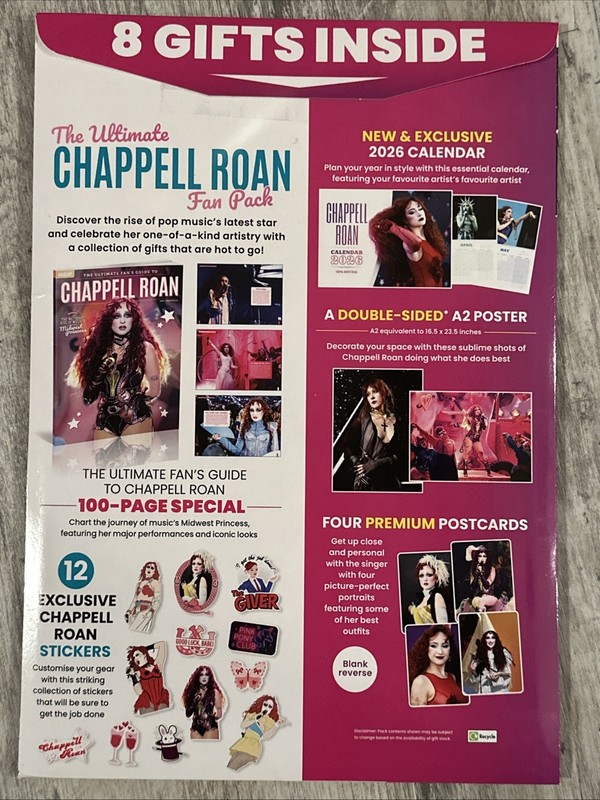 2025 CHAPPELL ROAN FAN PACK POSTER Magazine SPECIAL EDITION + 2026 CALENDAR gallery