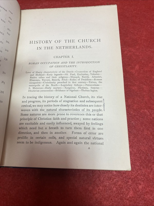 The Church In The Netherlands With Maps 1893 1st Edition HB Book Free P&P gallery