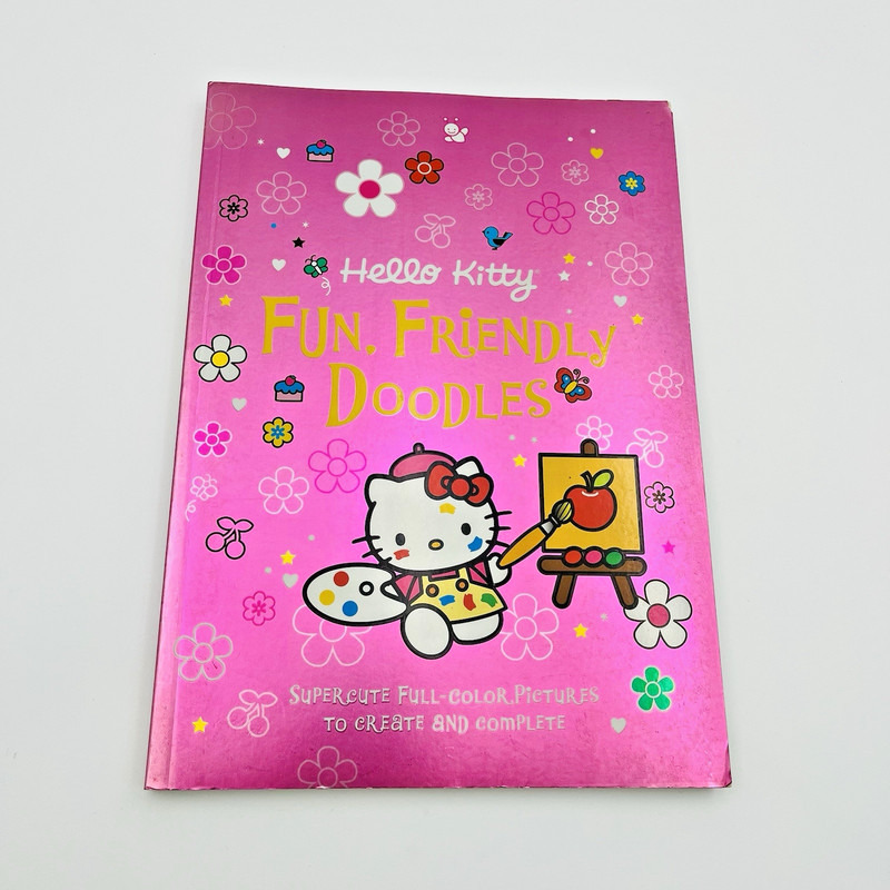 Hello Kitty – Fun, Friendly Doodles Paperback Running Press Sanrio Activity Book