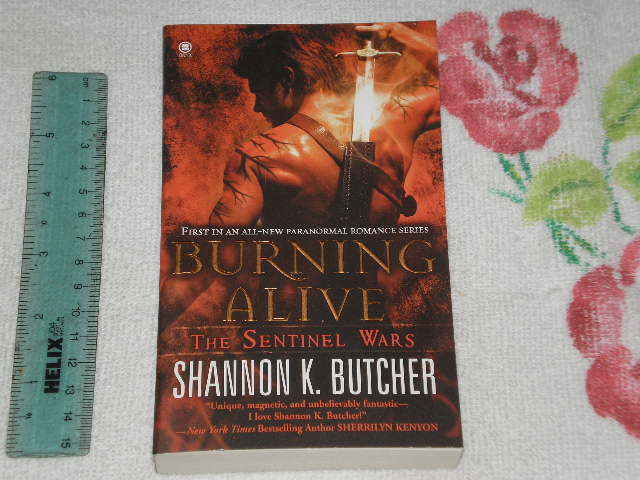 Burning Alive by Shannon K. Butcher *Signed* -pb-