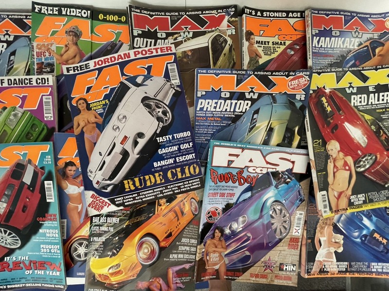 Vintage Max Power / Fast Car Magazines Mystery Bag x2 (90s/2000s) Random.