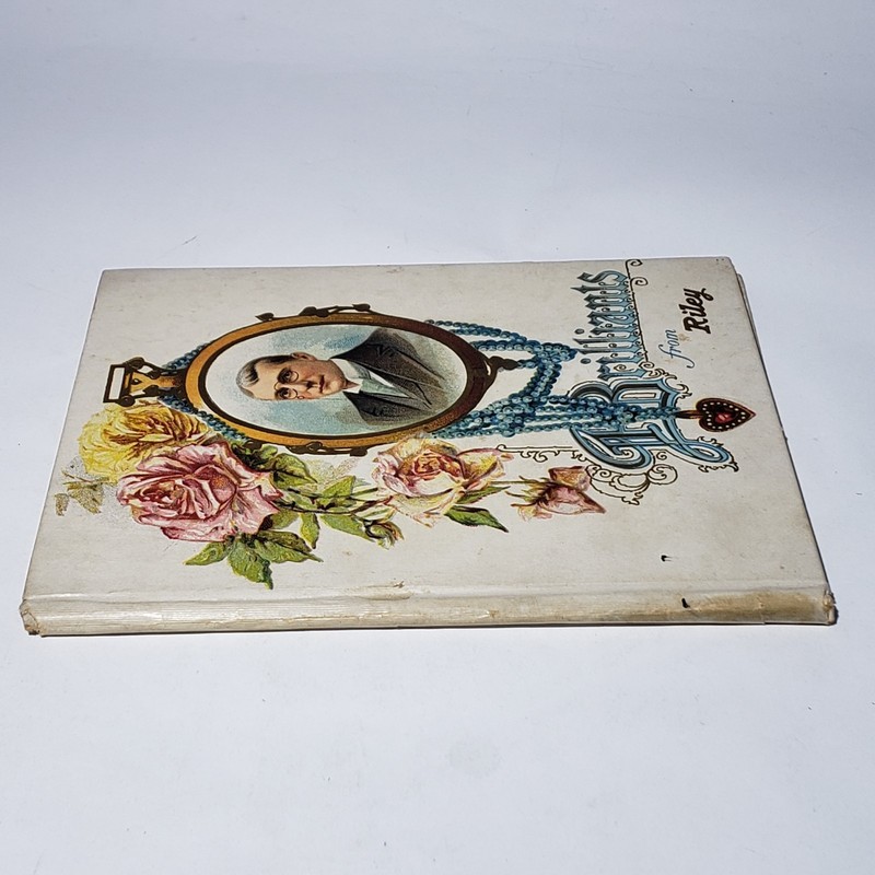 Antique J Brilliants From Riley Illustrated 1911 Poetry Collection Hayes Litho gallery