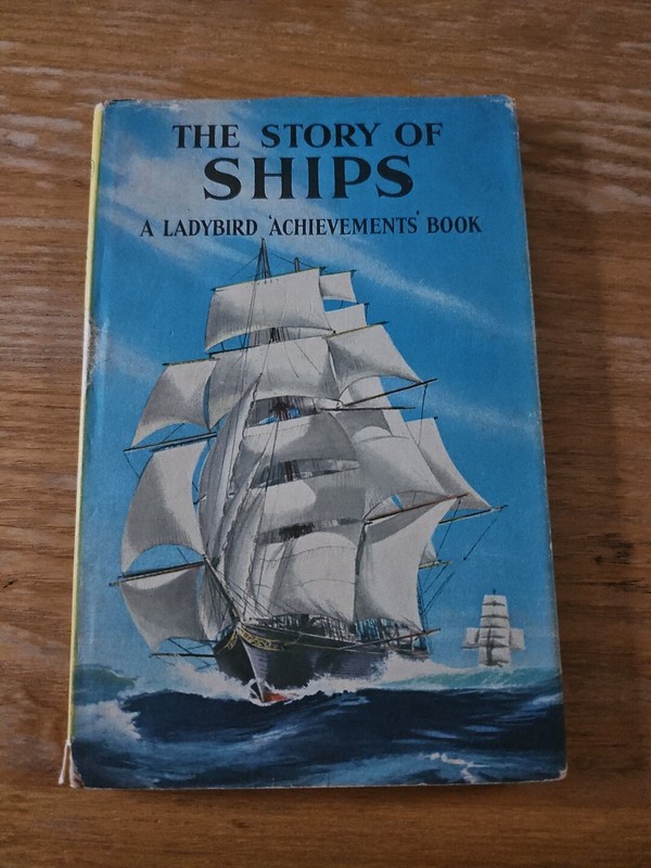 Vintage ladybird Series 601 Story Of Ships 1st Edition DJ 1961 Robert Ayton M5