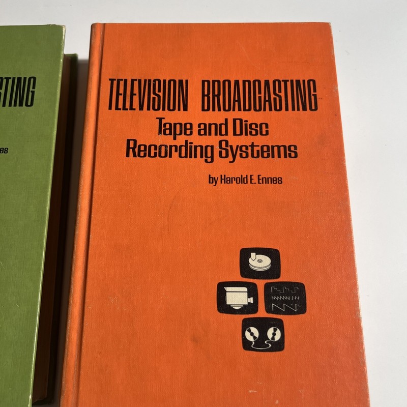 Television Broadcasting Camera Chains Tape Recording Set Harold Ennes HC 1st Ed gallery