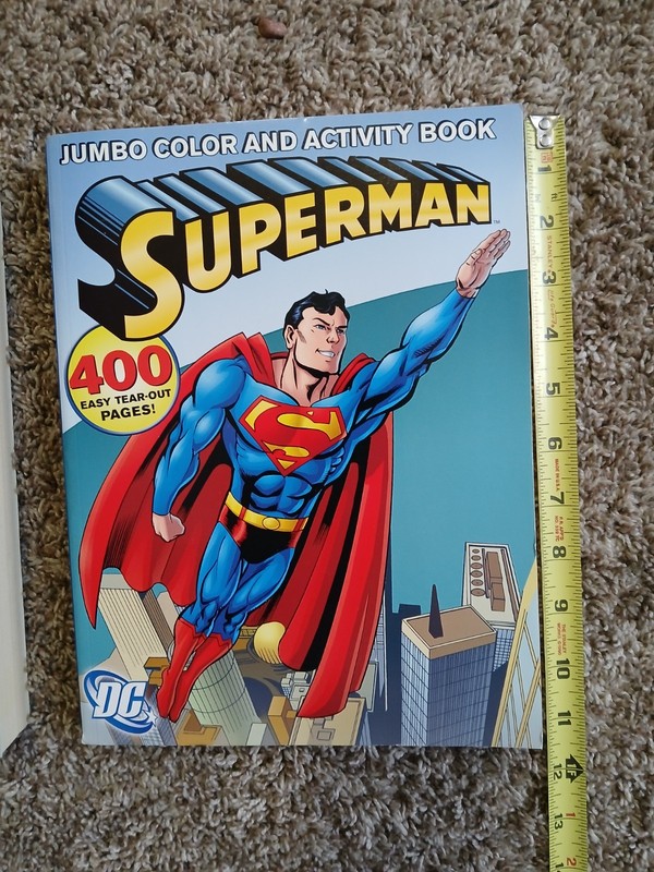 2) 2006 Superman Jumbo Coloring Color & Activity Books NEW Never Used Supergirl gallery