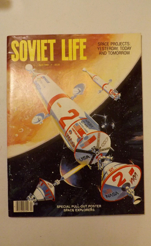 Soviet Life Magazine, April 1988, Space Projects: Yesterday, Today and Tomorrow