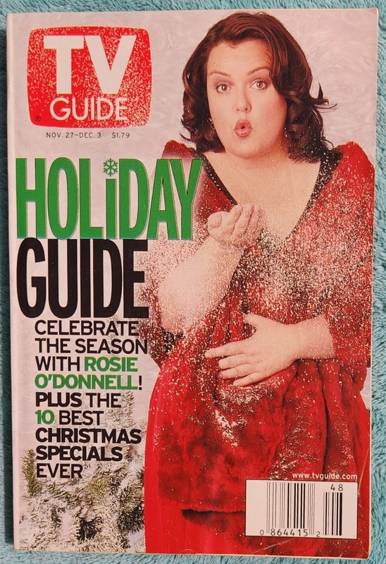 Holiday Guide Celebrate With Rosie O’Donnell 1999 TV Guide Full Issue 270 Pages