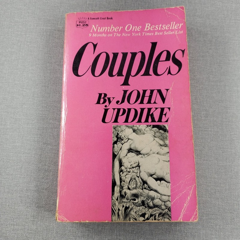Couples John Updike 1968 Fifth Fawcett Crest Paperback Fiction Fawcett