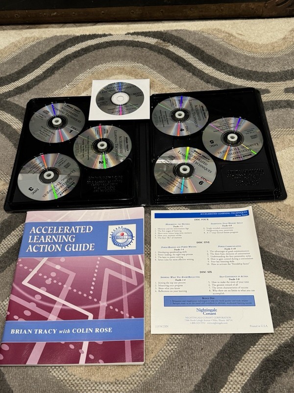 Brian Tracy Colin Rose Accelerated Learning Techniques Audiobook CD gallery