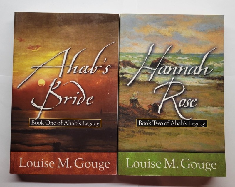 Ahab’s Legacy 1 & 2 Louise M. Gouge Paperback Lot Ahab’s Bride Hannah Rose
