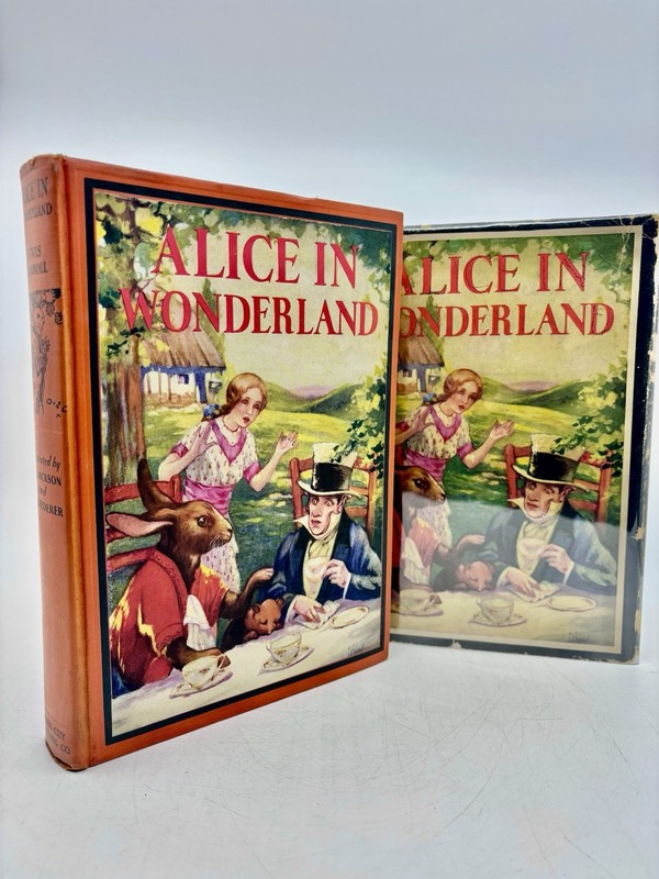Alice In Wonderland, Lewis Carroll A. E. Jackson Illustr Circa 1930s Original DJ