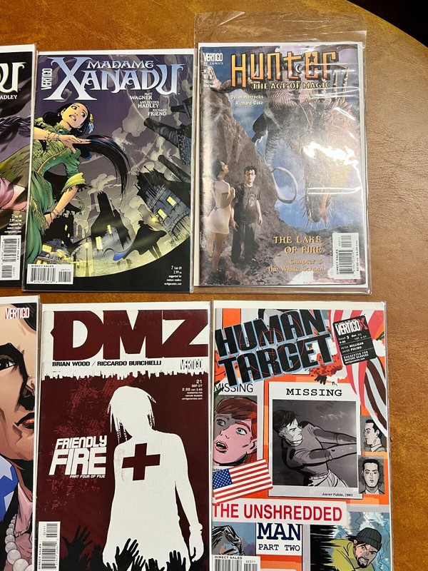 Lot of 9 Dc Vertigo Comics - Madame Xanadu #2, 7 The American Way, Dmz, Human gallery
