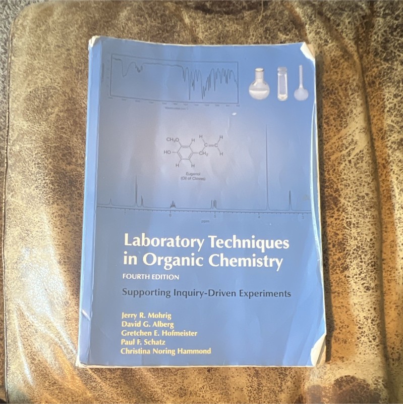 Laboratory Techniques in Organic Chemistry 4th Edition Paperback Textbook Mohrig