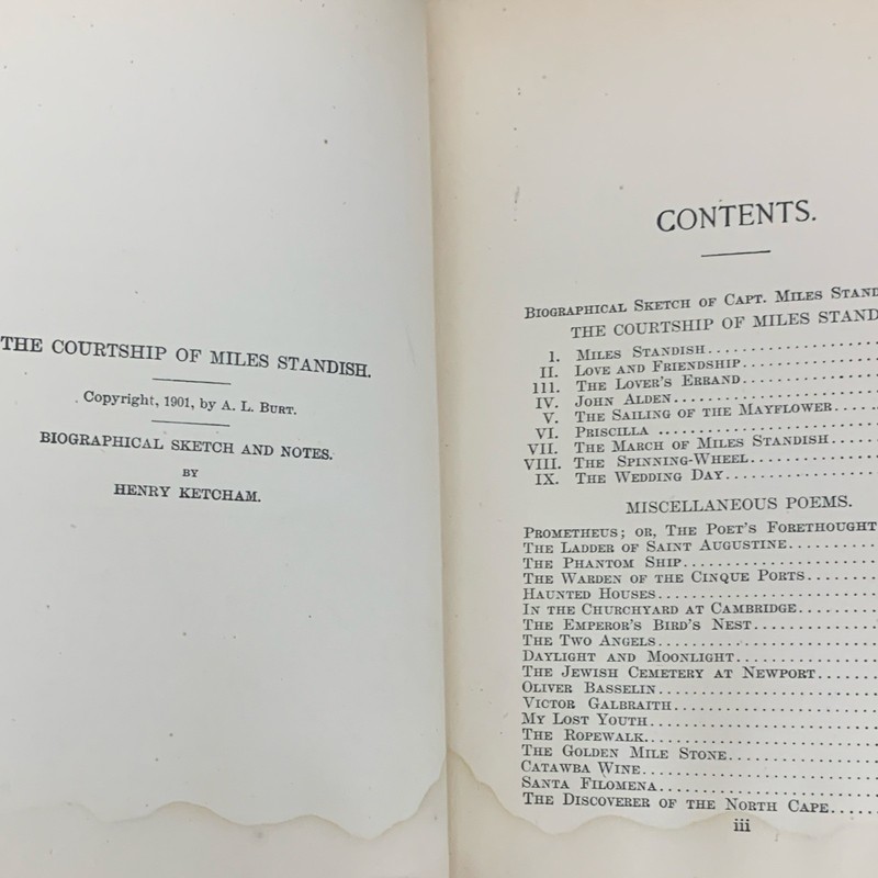 A. L. Burt Henry Ketcham The Courtship of Miles Standish Biographical Notes gallery