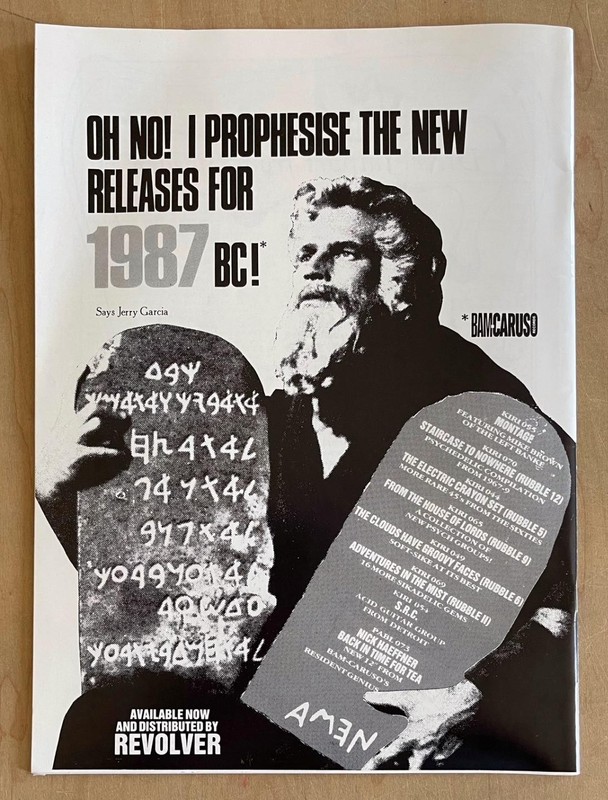 BUCKETFULL OF BRAINS #19 (January 1987) Roky Erickson UK Punk Rock Magazine gallery