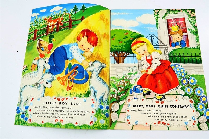 MINT NOS 1958 Mother Goose Picture Book by Merrill No 1531 ~ Never Used!! gallery