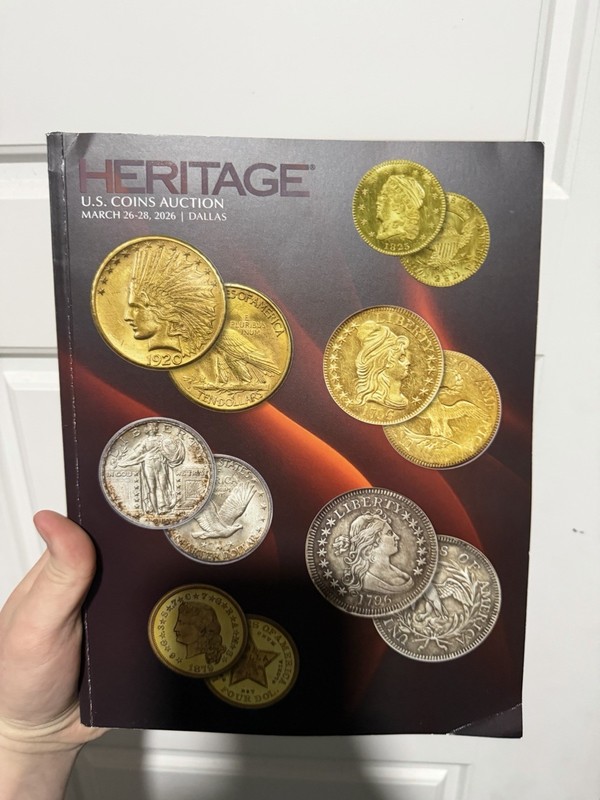 Heritage Auctions Catalog US Coin Auction March 26-28 2026 Dallas TX