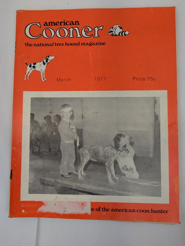 4 Copies Of 1977 American Cooner Magazine For Racoon Hunting Dog Enthusiasts gallery