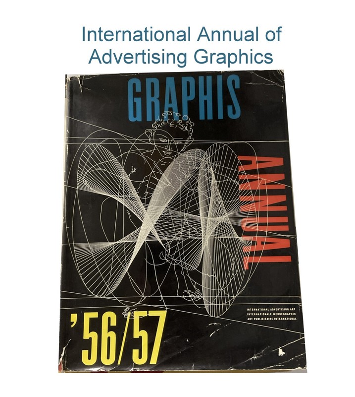 Best Mid Century Design Book. Graphis Annual 1956/57~ Intl Advertising Art