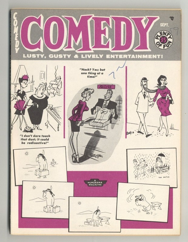 Comedy #49 Sally Todd 1959 Bill Ward GGA Pinup Magazine Timely Features M32165