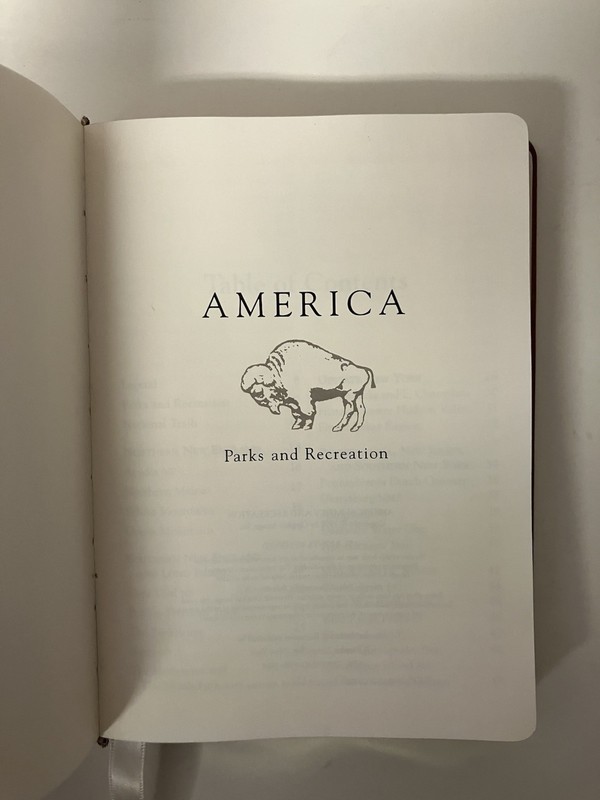 America National Parks and Destinations with Maps 1999 Leather EXCELLENT gallery