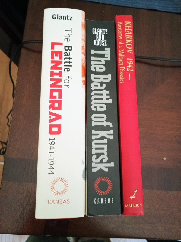 David M. Glantz Lot of 3 Books Leningrad/Kharkov/Kursk Battle Narratives
