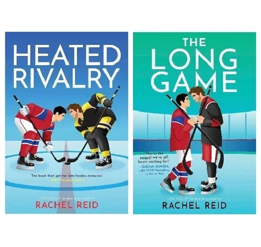by Rachel Reid Heated Rivalry & The Long Game 2 Books set Paperback Free Shipp
